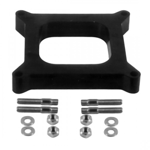 [5767] Holley Squarebore Phenolic Carburettor Spacer Open Port 25mm 1" Thick