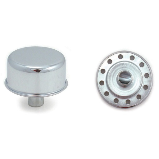 [66-022] Valve Cover Breather Cap Push In 3/4"(19mm) Neck Pcv size Chromed Steel