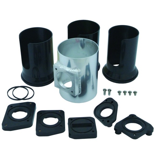 [69-113] Mass Air Flow (MAF) Sensor Adaptor Kit 3 Inch Alloy Tube + 5 sensor adaptors