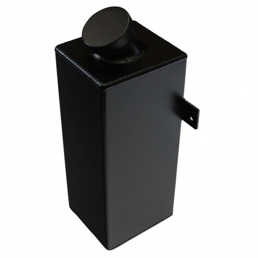 [69-212] Windscreen Washer Bottle Black Finish Alloy Vertical (1.8 Litre) Ford Style