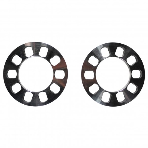 [8075] Wheel Spacer Billet Machined 5 Hole-Pair. 12mm thick, 163mm OD, 90mm ID