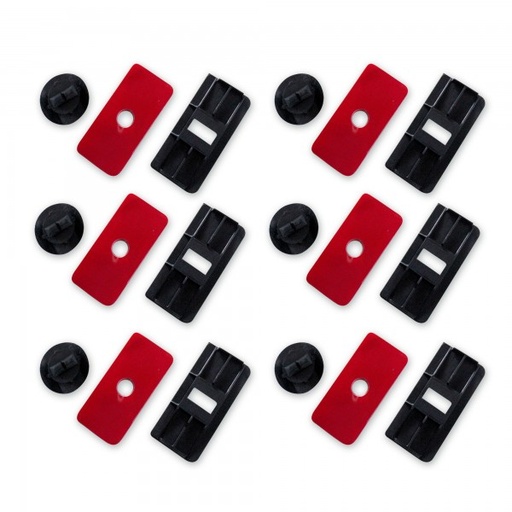 [LAT6] Aunger Louvre Fitting Kit Rear Louvre Mounting Clips set of 6 (LAT6)