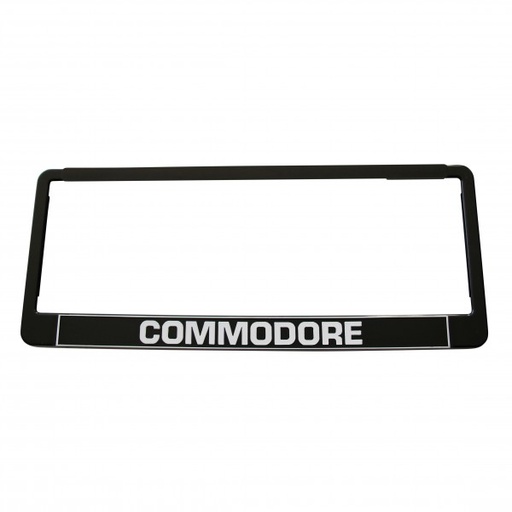 [NP10] SINGLE Commodore Polymer Number Plate Frame. Suits a 6 Digit Number Plate