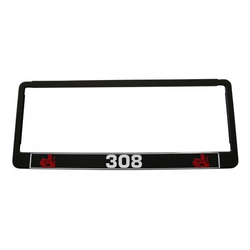 [NP6] SINGLE 308 Polymer Number Plate Frame. Suits a 6 Digit Number Plate