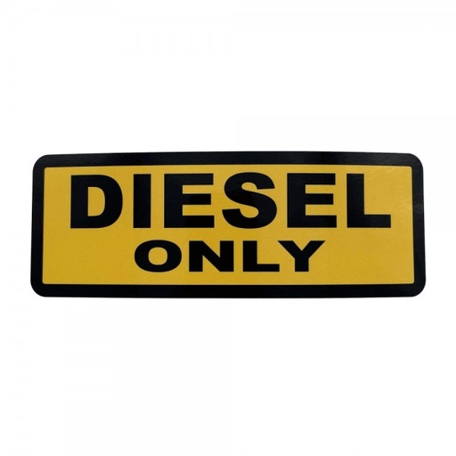 [PS002] Diesel Only' Decal - Large