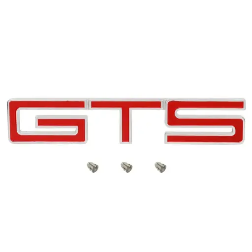 [7437639] Badge "GTS" Holden HK HT Fender & Boot (Red)