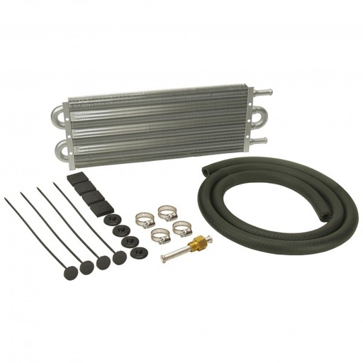 [12902] Derale 4 Pass 15-1/4"x5"x3/4" Aluminum Transmission Cooler Kit