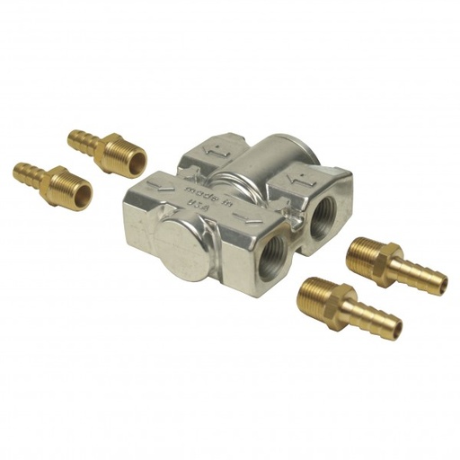 [13011] Derale Billet Style Aluminum Fluid Control Thermostat with 3/8" NPT ports