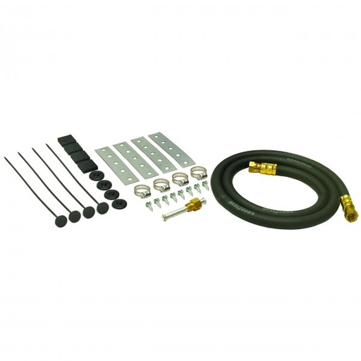 [13065] Derale Deluxe Transmission Installation Cooler Mount Kit -6AN Fittings