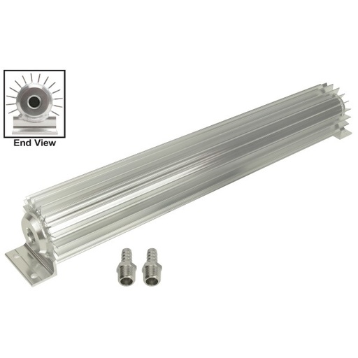 [13252] Aluminium Heat Sink Fluid Cooler 20-1/4" x 3". 3/8" Npt Inlet Derale (Old)