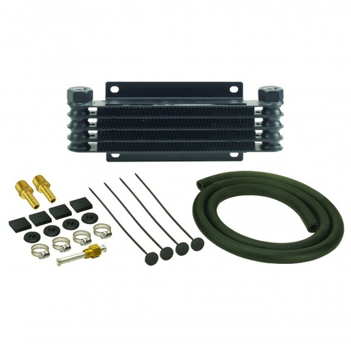 [13611] Derale Transmission 5 Row Plate & Fin 10-1/8"x3"x1-1/4" Cooler Kit