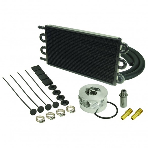 [15503] Derale Engine Oil Cooler Kit with GM Thermosatic Sandwich