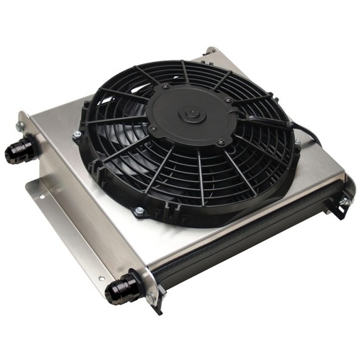 [15875] Derale Hyper-Cool Extreme Cooler 40 Row 13"x14-7/8"x5-5/8" 10" Fan