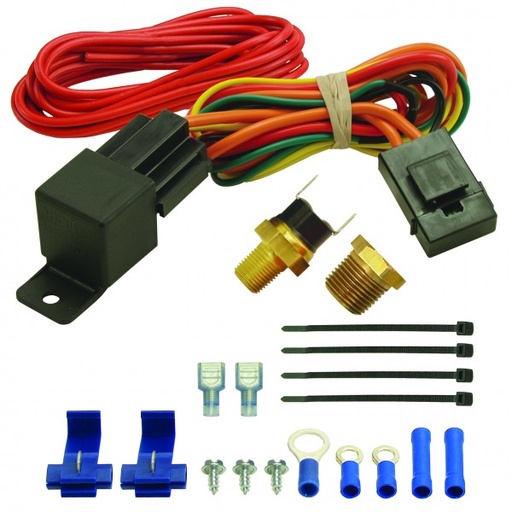 [16721] Derale Thread In Fan Switch kit 190 Degree 25Amp Max Capacity