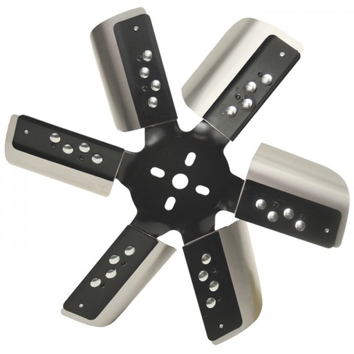 [17015] Derale Heavy Duty Stainless Steel Standard Rotation 15 Inch Flex Fan