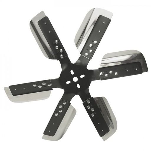 [17019] Derale Heavy Duty Stainless Steel Standard Rotation 19 Inch Flex Fan