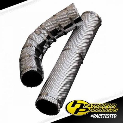 [176001] Exhaust Pipe Shield Insulation Armor Kit 12mm x 300mm x 900mm + Ties