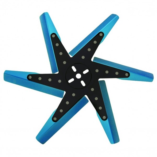 [19918] Derale High Performance Flex Fan 18 Inch Blue Blade Black Hub