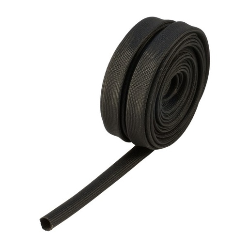 [203124] Black High Temperature Protection Sleeving Expands 6-11mm Id x 7.5mt rated 650C