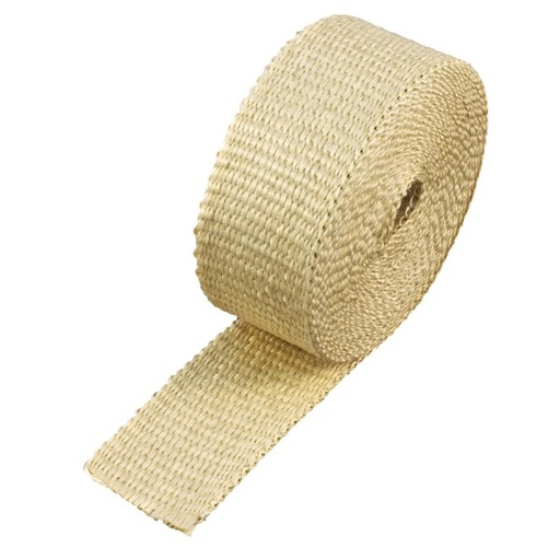 [302025P] Fawn Premium Exhaust Wrap 50mm(2") Wide x 7.5mt(25ft) Roll 730C Continuous