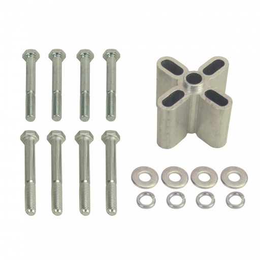 [31520] Engine Fan Spacer 2" Thick (Female 5/8" Pilot) Aluminium Kit Derale