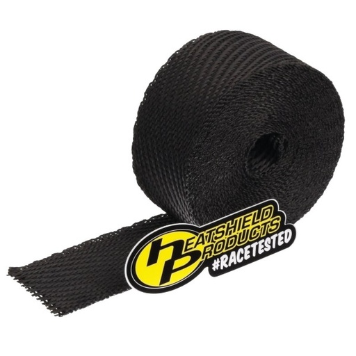 [372525] Stealth Lava Rock Exhaust Wrap 2 in x 25 ft Roll - Lava Wrap Black (649c)