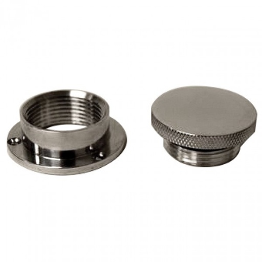 [40223] Valve Cover Universal Weld-On Bolt-On Oil Filler Polished Aluminium with Cap