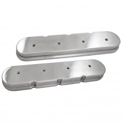 [40236] Valve Covers Alloy Chevrolet LS Polished without Coil Mounts-pr