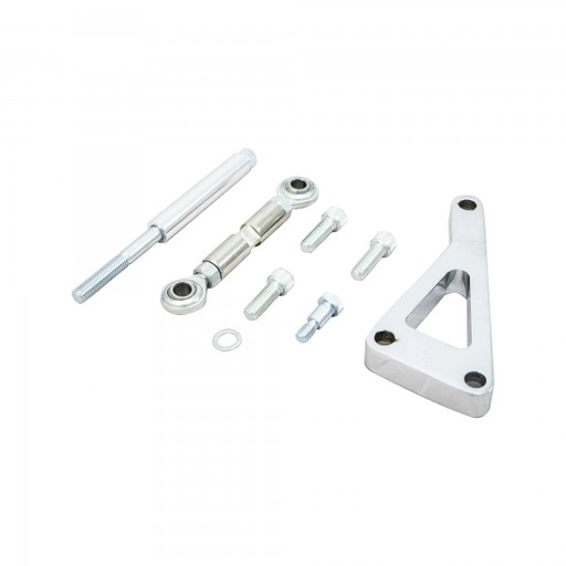 [41301] Alternator Bracket Kit Billet Polished Aluminium Chevrolet Small Block Lwp