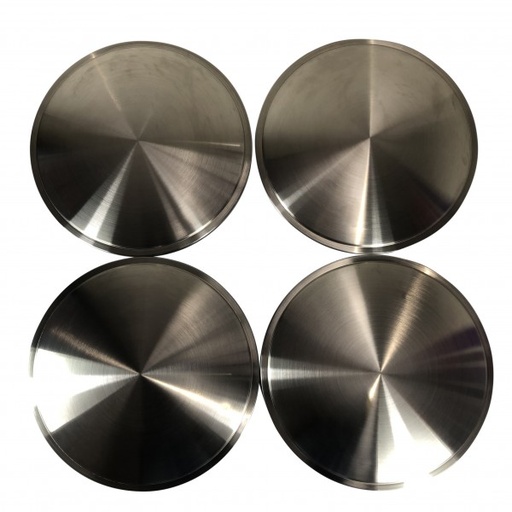 [42704] Moon Style Spun Aluminium Moon Discs Suit 13" Wheel, Snap-On Type-Set 4