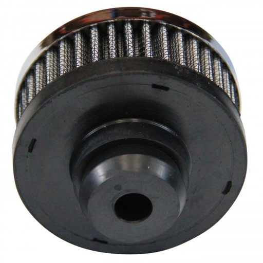 [4285A] Valve Cover Breather Cap Push In Hi Performance 2 Inch Tall Chrome with Grommet