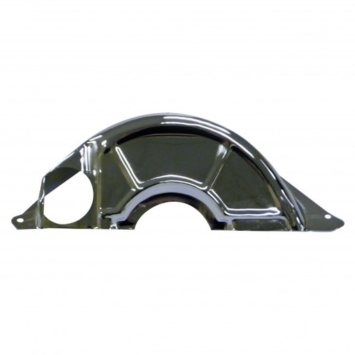[43102] Flywheel (Inspection) Dust Cover Holden V8 to GM Turbo TH350/400 some 700 Chrome
