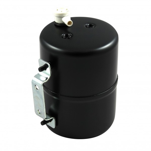 [44602] Steel Vacuum System Reservoir Tank with Hardware - Black