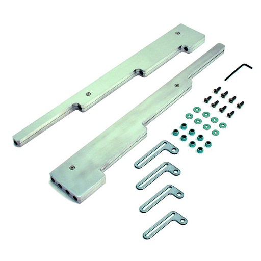 [4901] Smooth Billet Polished V8 Spark Plug Ignition Lead Wire Dividers 7-9mm Leads