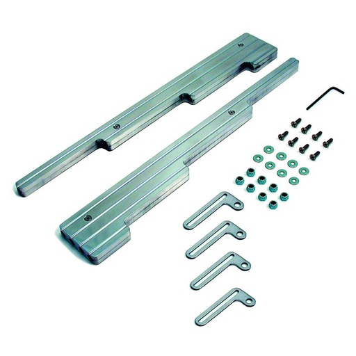 [4902] Ball Milled Billet Polished V8 Spark Plug Ignition Lead Wire Dividers 7-9mm Lead