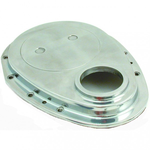[4935] Timing Cover Polished Alloy Chevrolet Small Block 265-400 Engines