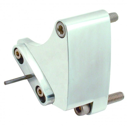 [4936S] Timing Tab Chevrolet Sm Block 6" + 7" Balancer Polished Alloy