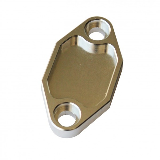 [4942] Fuel Pump Block Off Plate Ford Cleveland 302-351-400M Billet Alloy