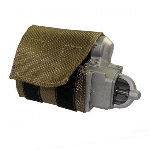 [501070] Starter Motor Heat Shield Lava Hook-Loop fastener 18.5cm x 55cm. 650C Cont