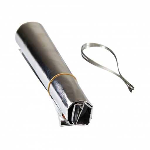 [501200] Starter Motor Heatshield Aluminized Cloth 305mm x 505mm + 2 x 355mm Ties