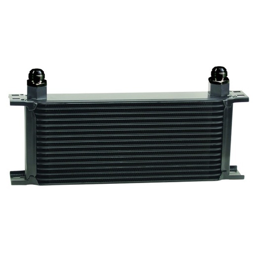 [51610] Stack Plate Fluid Cooler 16 Row Design Core-10AN Male Outlet Derale