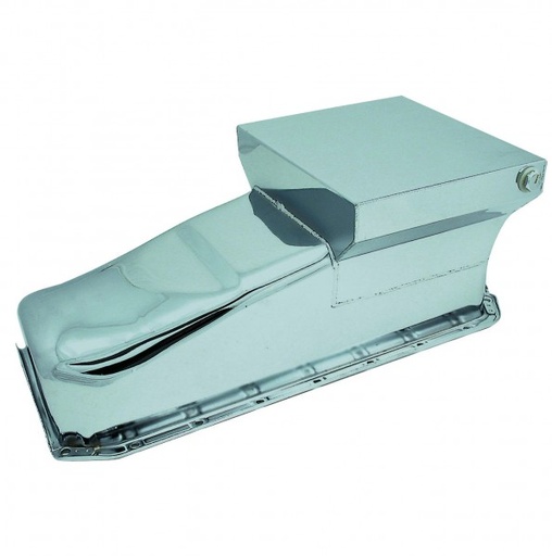 [5483] Oil Pan Sump Chevrolet Small Block 283-350-400 Extra Capacity Street Strip