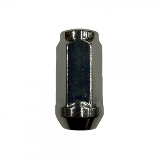 [56-205] Single Long Acorn Bulge Wheel Nut (Close Ended) - 14mm x 1.5 Thread, 19mm Hex