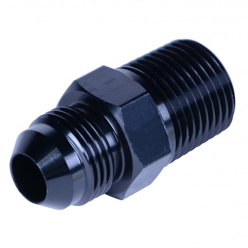 [59308] Aluminum Cooler/Adapter Fitting -8AN x 1/2" NPT Male Derale