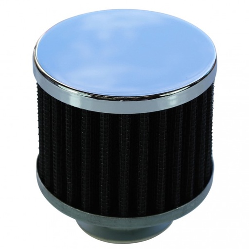 [66-048] Valve Cover Breather Cap Twist In Holden/Chevrolet Chrome Top Black Element