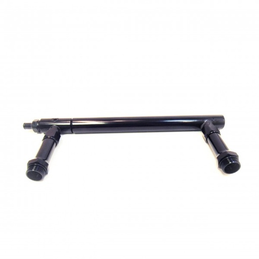 [66-098] Holley Carburettor 4150 Double Pumper Fuel Line Billet Black Fuel Log