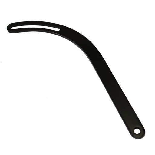 [66-730] Alternator Bracket Upper Long Arm Chevrolet Small Block V8 Swp Black Coated