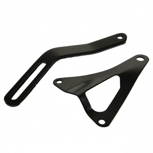 [66-733] Alternator Top + Bottom Bracket Ford 289-302 Windsor V8 Black