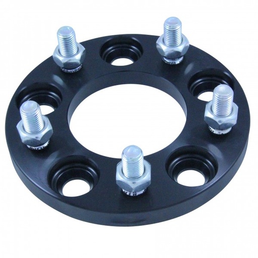 [67-015] Bolt On Billet Wheel Spacer Kit 15mm Thick Size 5x120PCD 14mmx1.5 Stud