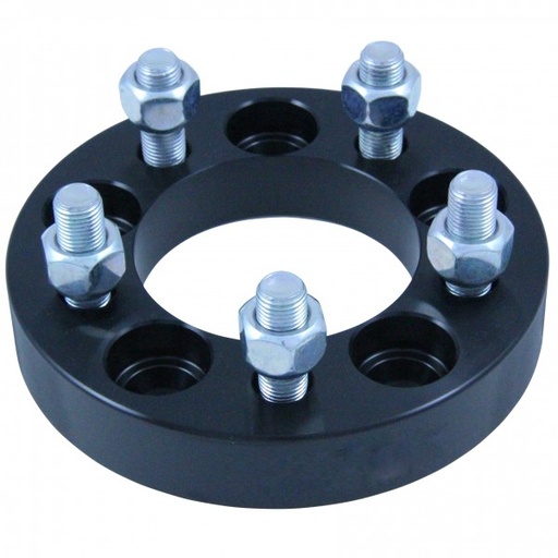 [67-025] Bolt On Billet Wheel Spacer Kit 25mm Thick Size 5x120PCD 12mmx1.5 Stud